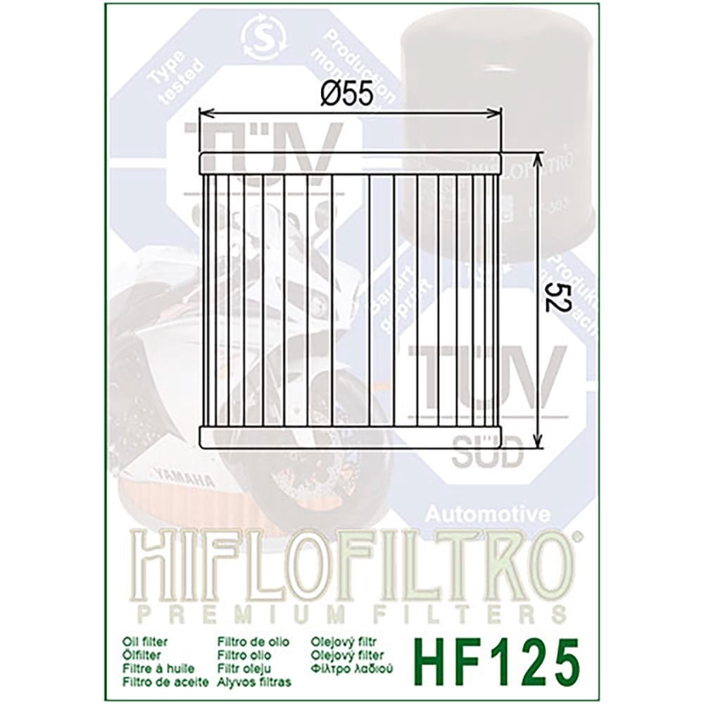 HiFlo Oil Filter - HF125 - ER250 88, Z250 78-82, EX305 83-97