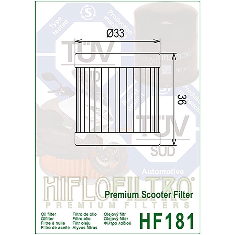 HiFlo Oil Filter - HF181