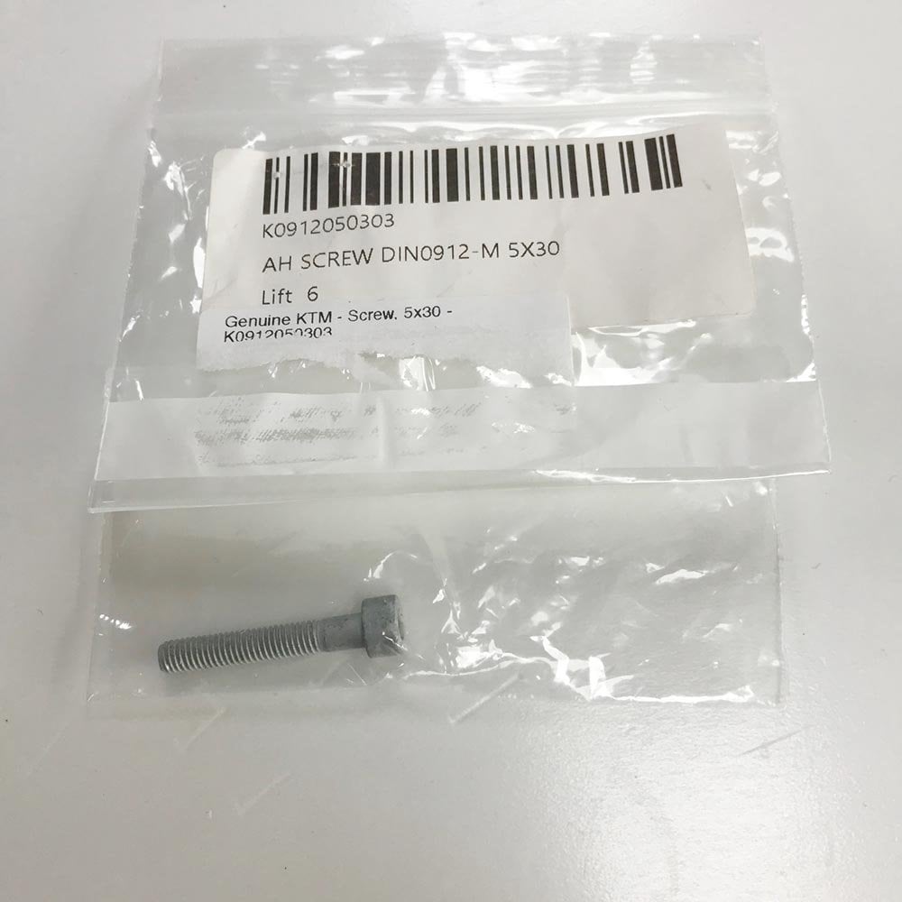 KTM Genuine Part - Screw, Frame 5x30 - K0912050303