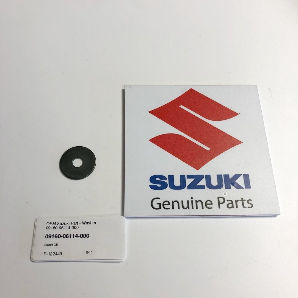 Suzuki Genuine Part - Washer (RM125/250 92-02, 07-08) - 09160-06114-000