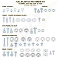 Bolt Hardware - Fastener/Bolt Kit - Plastics - YZF250 14-18, YZF450 14-17, WRF250 15-19, WRF450 16-18