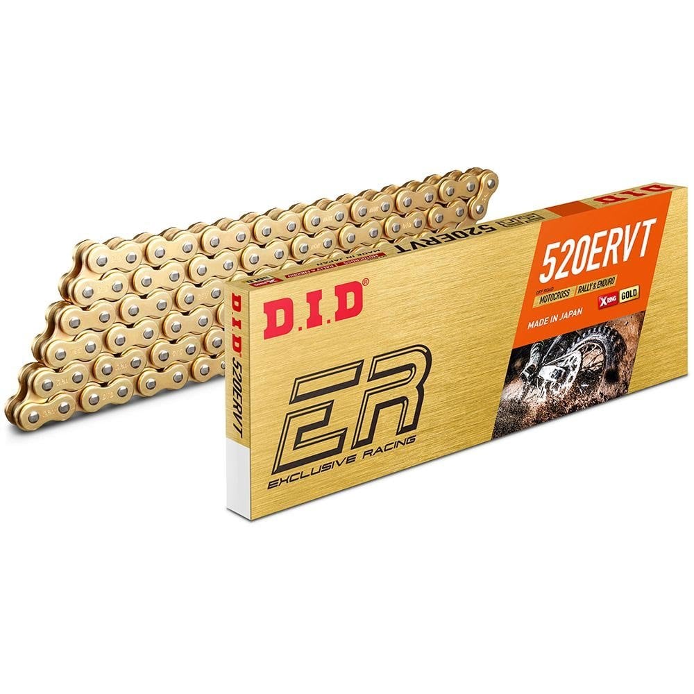 DID - MX Chain - 520 x 120L - ERVT - X-Ring - Gold/Gold