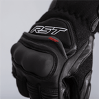 RST Motorcycle Vented Short Gloves - Urban Air 3 Mesh (Black / Black)