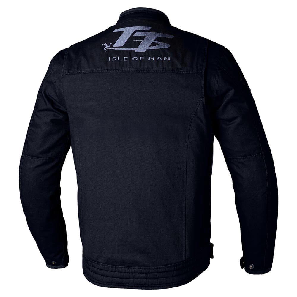 RST (SALE) Jacket, Wax Cotton - IOM TT Crosby 2 CE (Black)