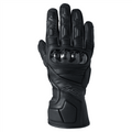 RST Motorcycle Road | Sports Leather Gloves - Fulcrum CE Waterproof (Black / Black)