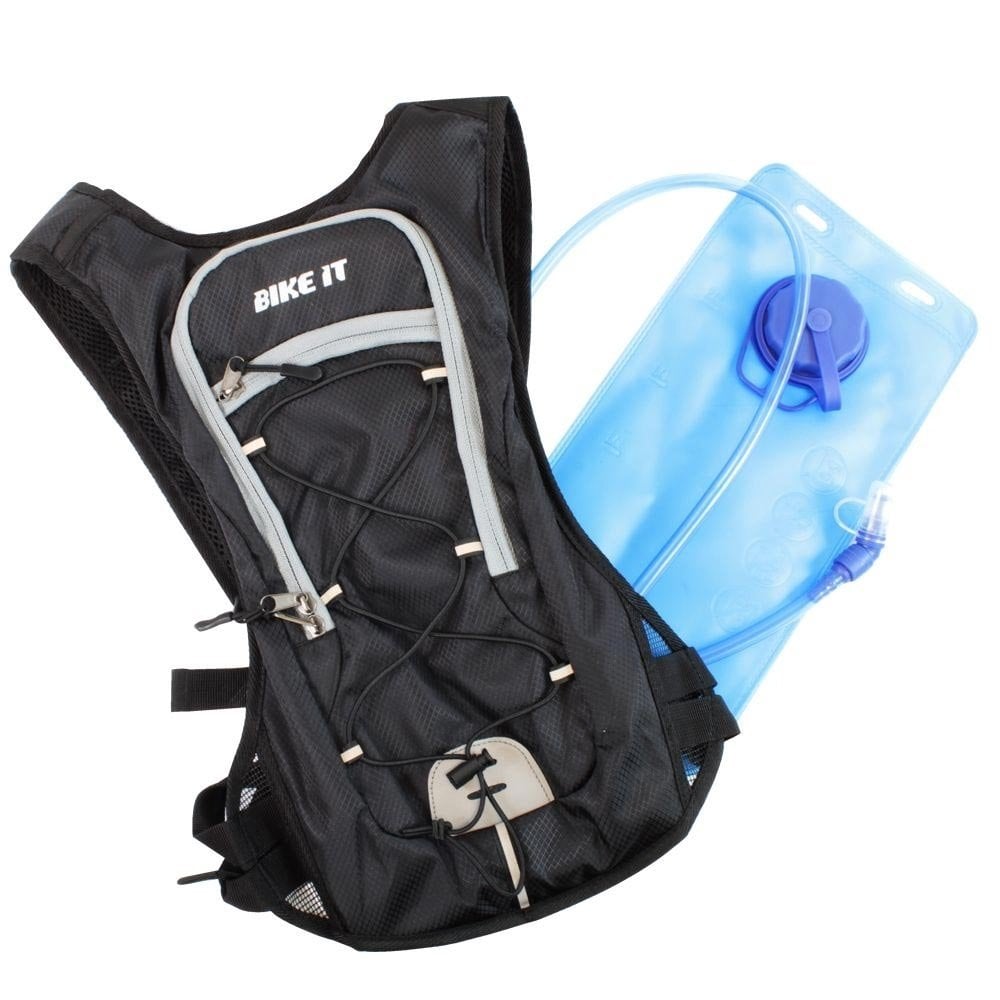 Bike It - Hydration Backpack 2L Bladder - Black