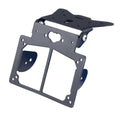 Bike It - Number Plate Bracket/Hanger - Black (With Indicator Mounts)