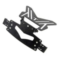 Bike It - Number Plate Bracket/Hanger - Black (With Sliding Indicator Mounts)