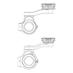 Quad Lock (Mount) - Motorcycle Handlebar Pro (Metal)