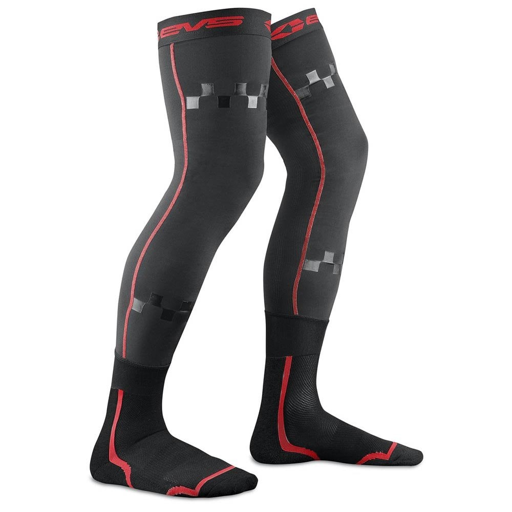 EVS FUSION MX Knee Brace Socks (Black/Red)