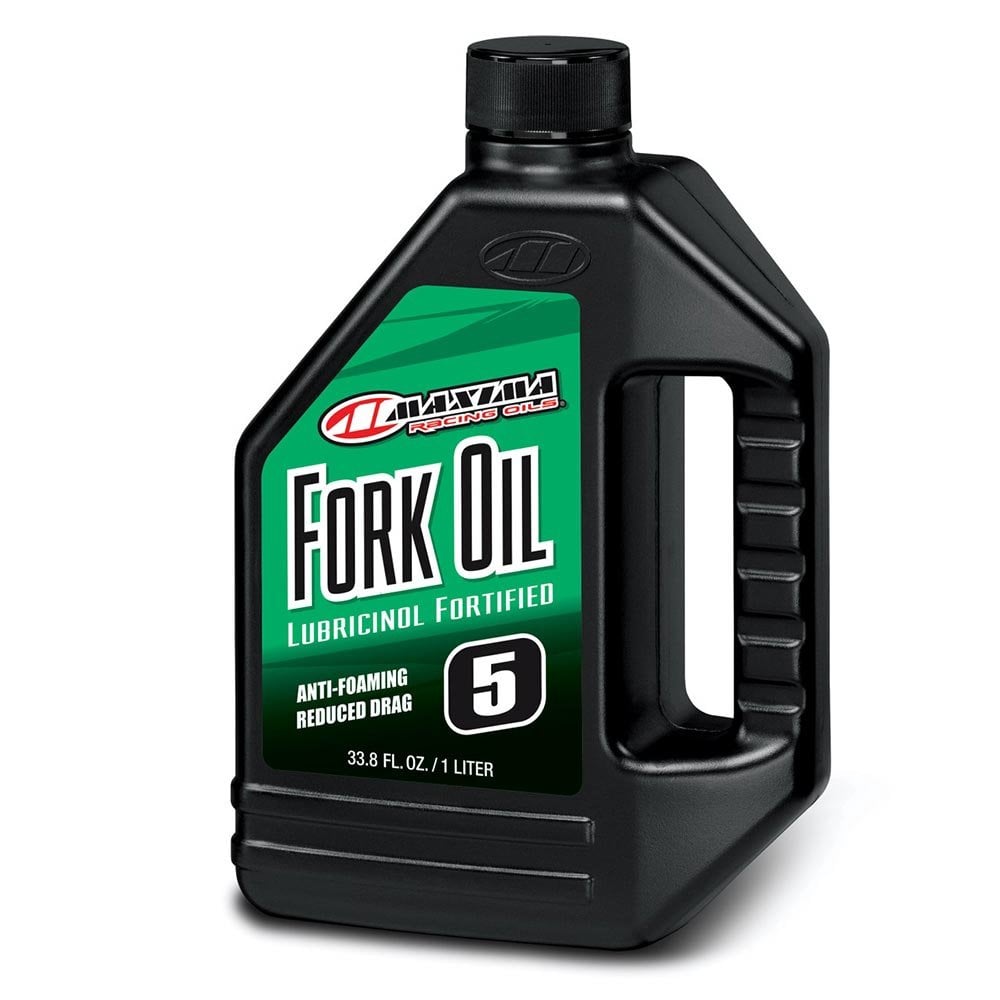 Maxima - Suspension - Fork Oil - Standard/Green - 5W - 1L