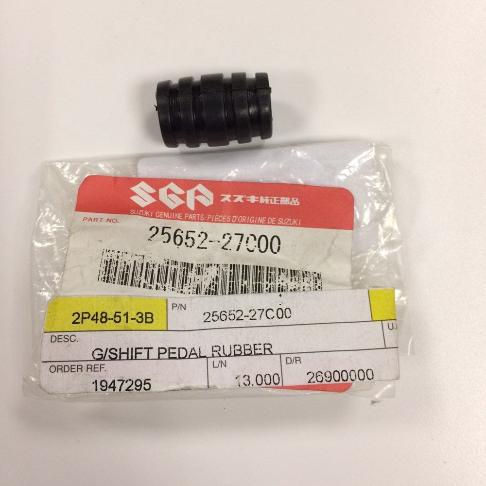 Suzuki Genuine Part - Rubber, Gear Lever (DRZ400 00-04, RM125/250 89-01) - 25652-27C00-000