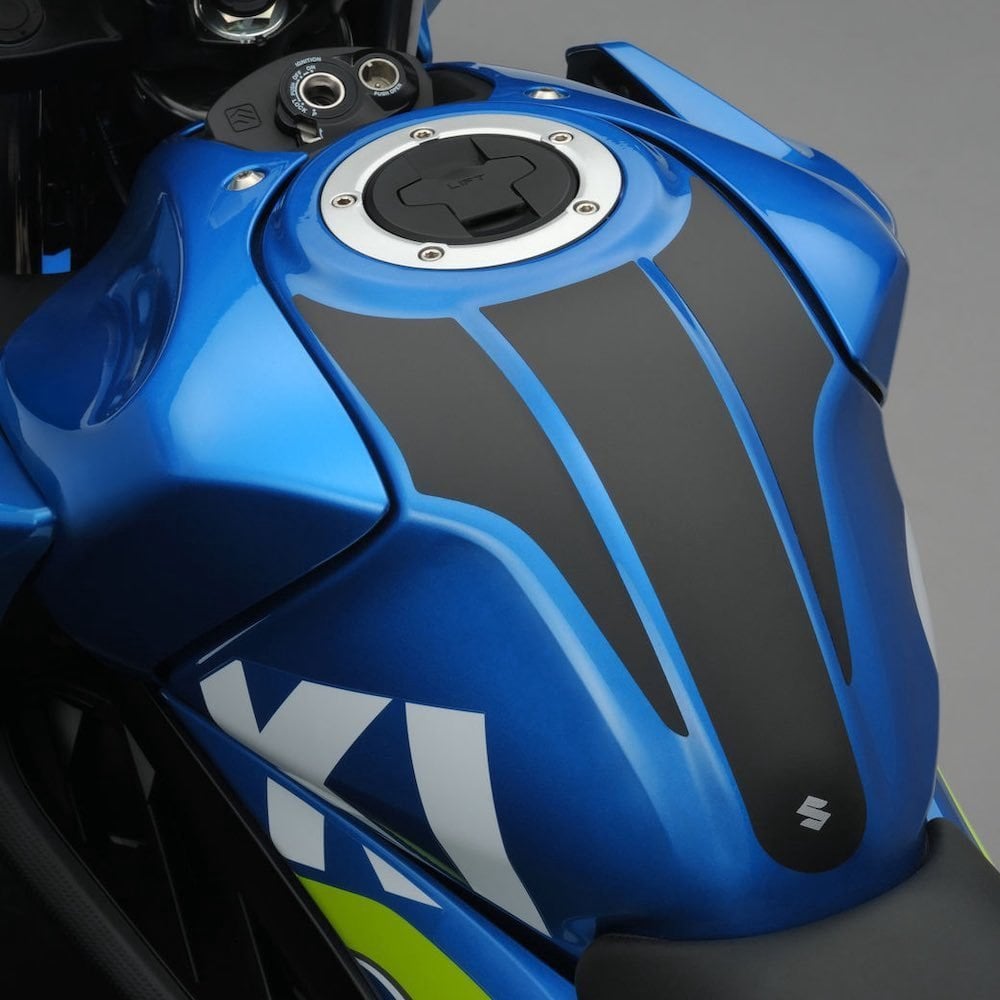 Suzuki Genuine Part - Tank Pad, Black (GSX-R125, GSX-S125) - 990D0-23K01-BLK