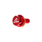 Apico - Magnetic Sump Plug w/Washer - M8 x 20mm x 1.5 - CRF250 10-17, CRF450 09-16, RMZ250/450 08-26 - Red