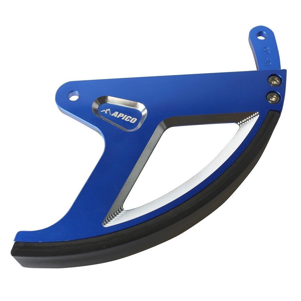 Apico - Rear Disc Guard - YZ125/250 98-26, YZF250 01-26, YZF 400 99, YZF426 00-02, YZF450 03-22, WRF250 01-26, WRF 400-450 99-26, YZ125X 20-26, YZ250X 16-26, YZF250/450X 16-26 - Blue