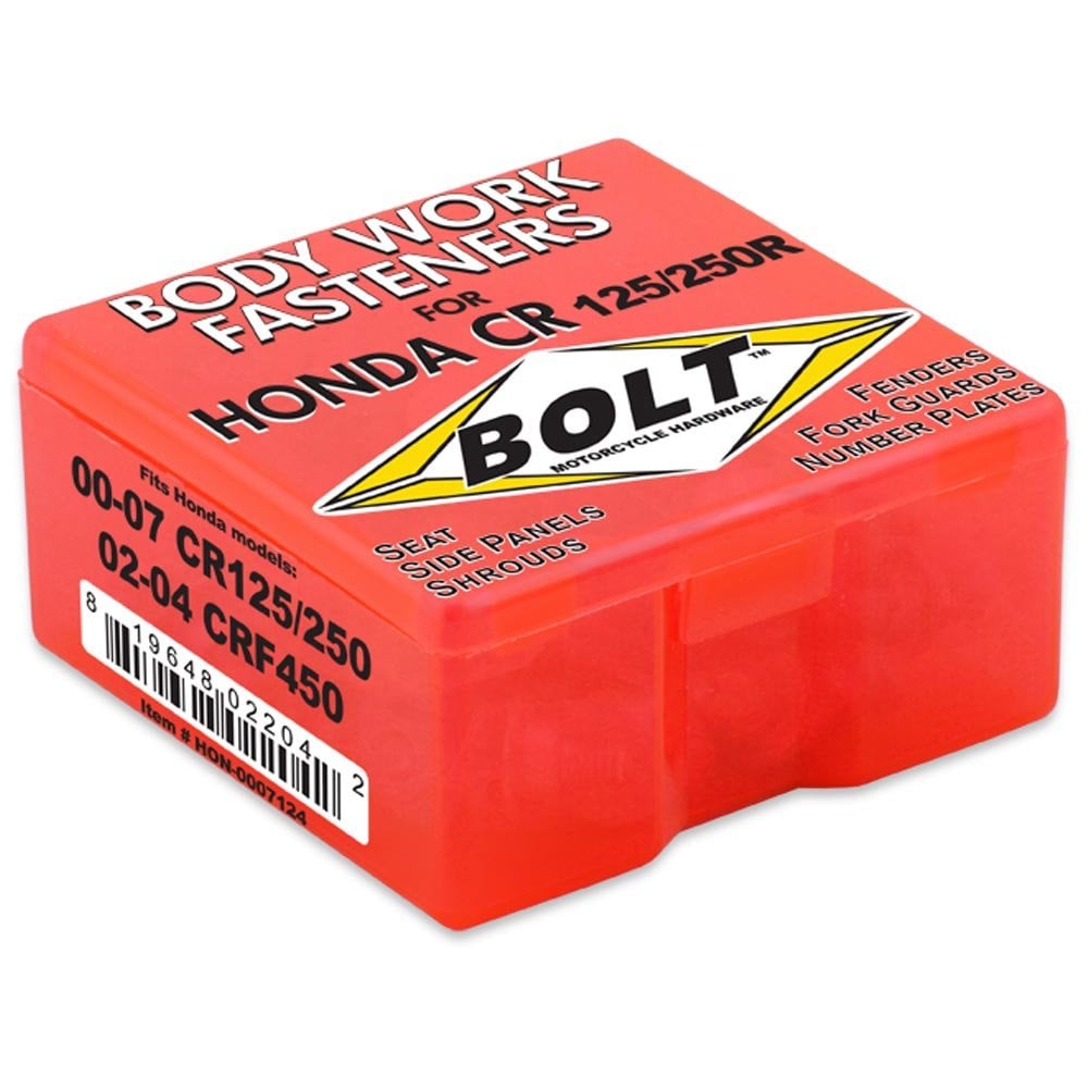 Bolt Hardware - Fastener/Bolt Kit - Plastics - CR125/250 00-07, CRF450 02-04