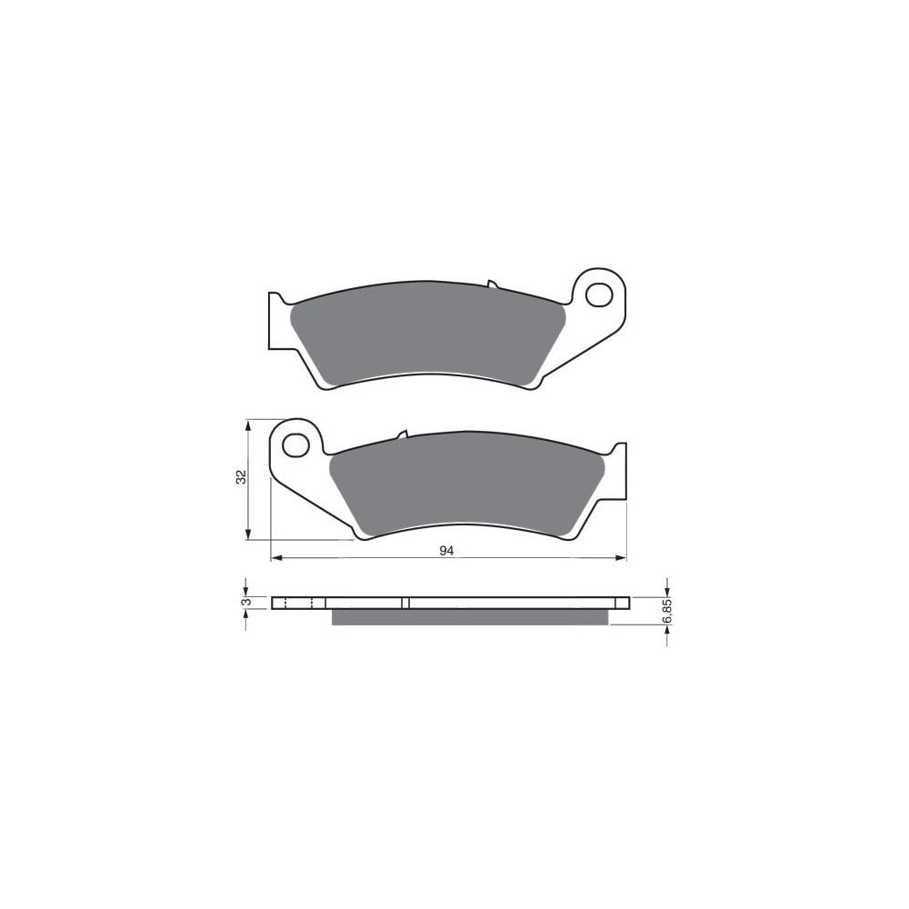 Gold Fren - Brake Pads - GF041 (FA185)