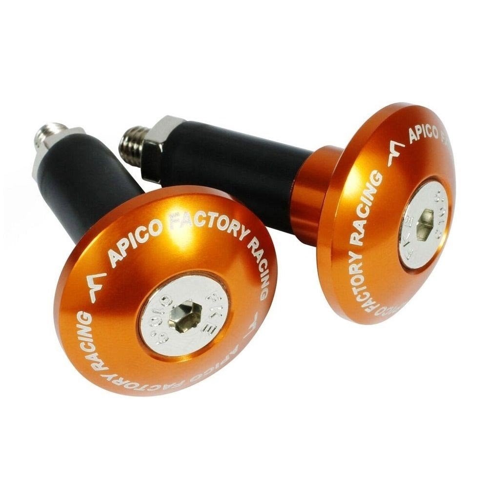 Apico - Handlebar Bar End/Plugs - Orange
