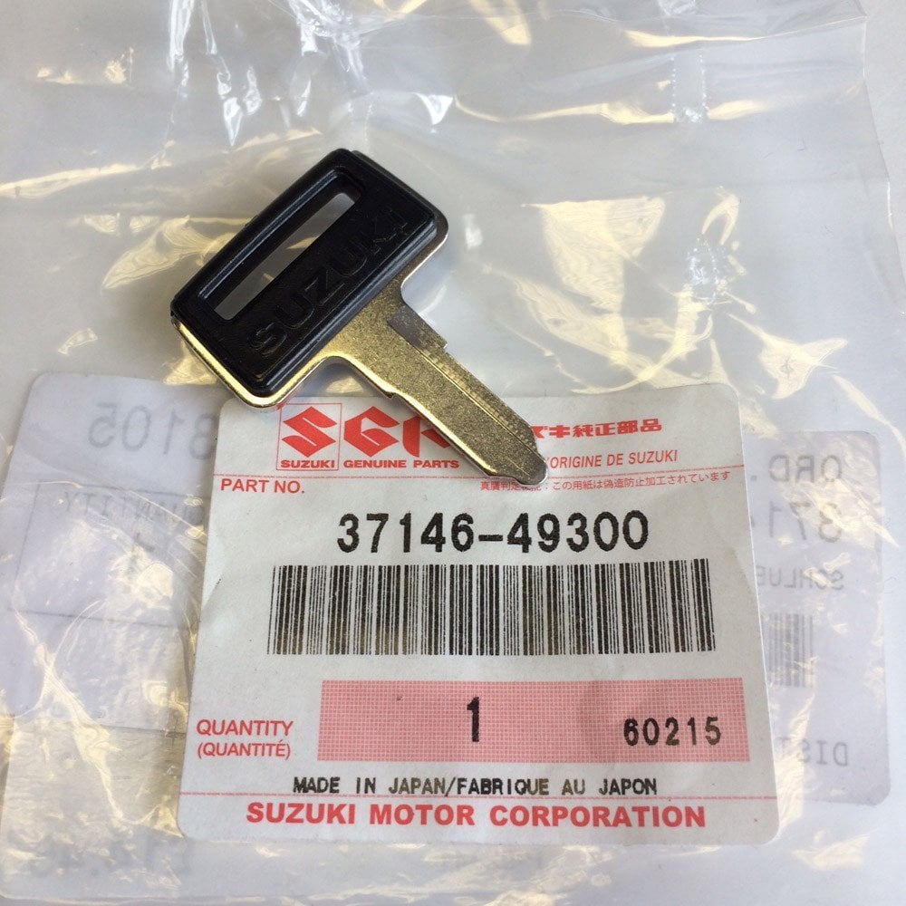 Suzuki Genuine Part - Ignition Key, Blank (GT750 J-M 1972-1975) - 37146-49300-000