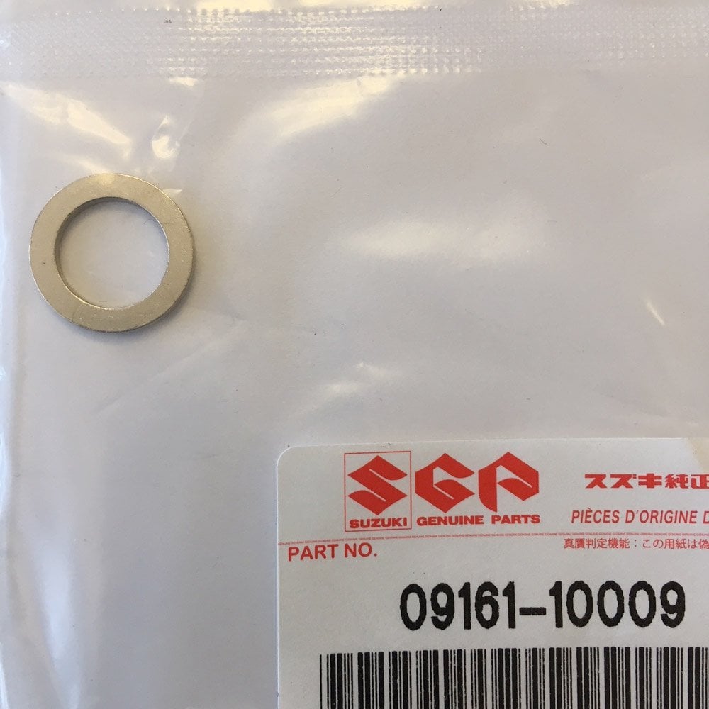 Suzuki Genuine Part - Banjo Washer, Rear Master Cylinder (10x15x1.5) - 09161-10009-000