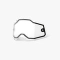 100% (Spares) Lens - Accuri-2/Strata-2/Racecraft-2 (Dual/Enduro) - Clear