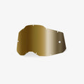 100% (Spares) Lens - Accuri-2/Strata-2/Racecraft-2 - Iridium - True Gold