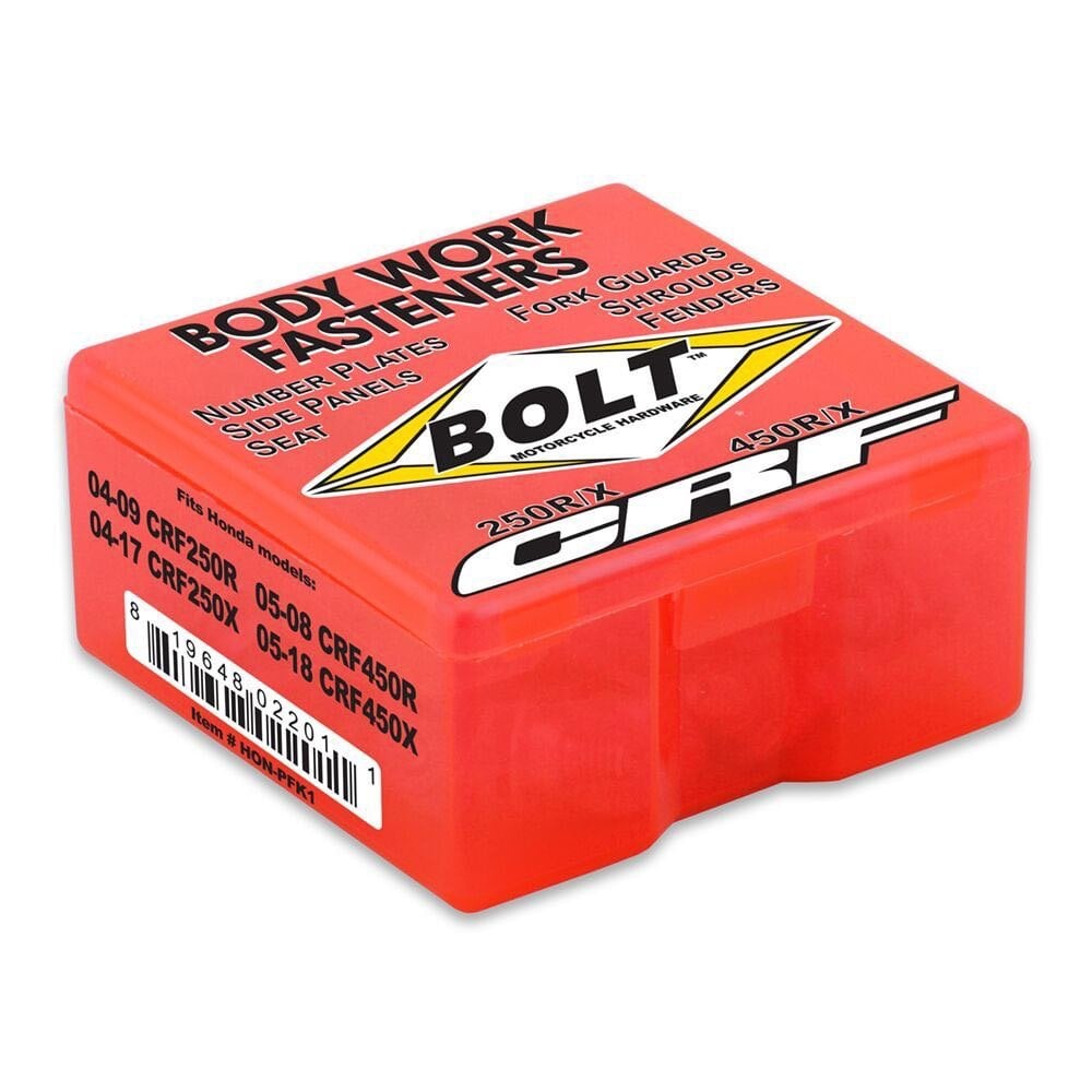 Bolt Hardware - Fastener/Bolt Kit - Plastics - CRF250 04-09, CRF450 05-08, CRF250X 04-18, CRF450X 04-18