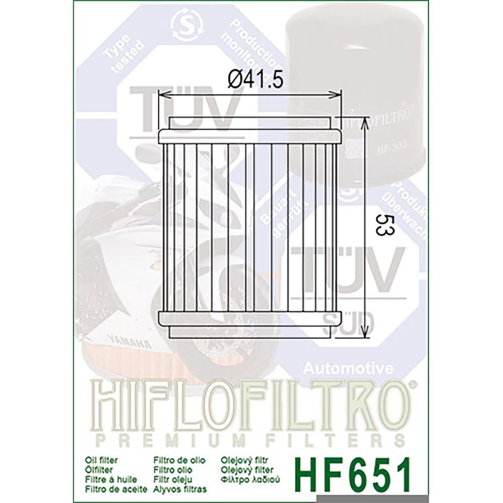 HiFlo Oil Filter - HF651 - KTM Duke 690