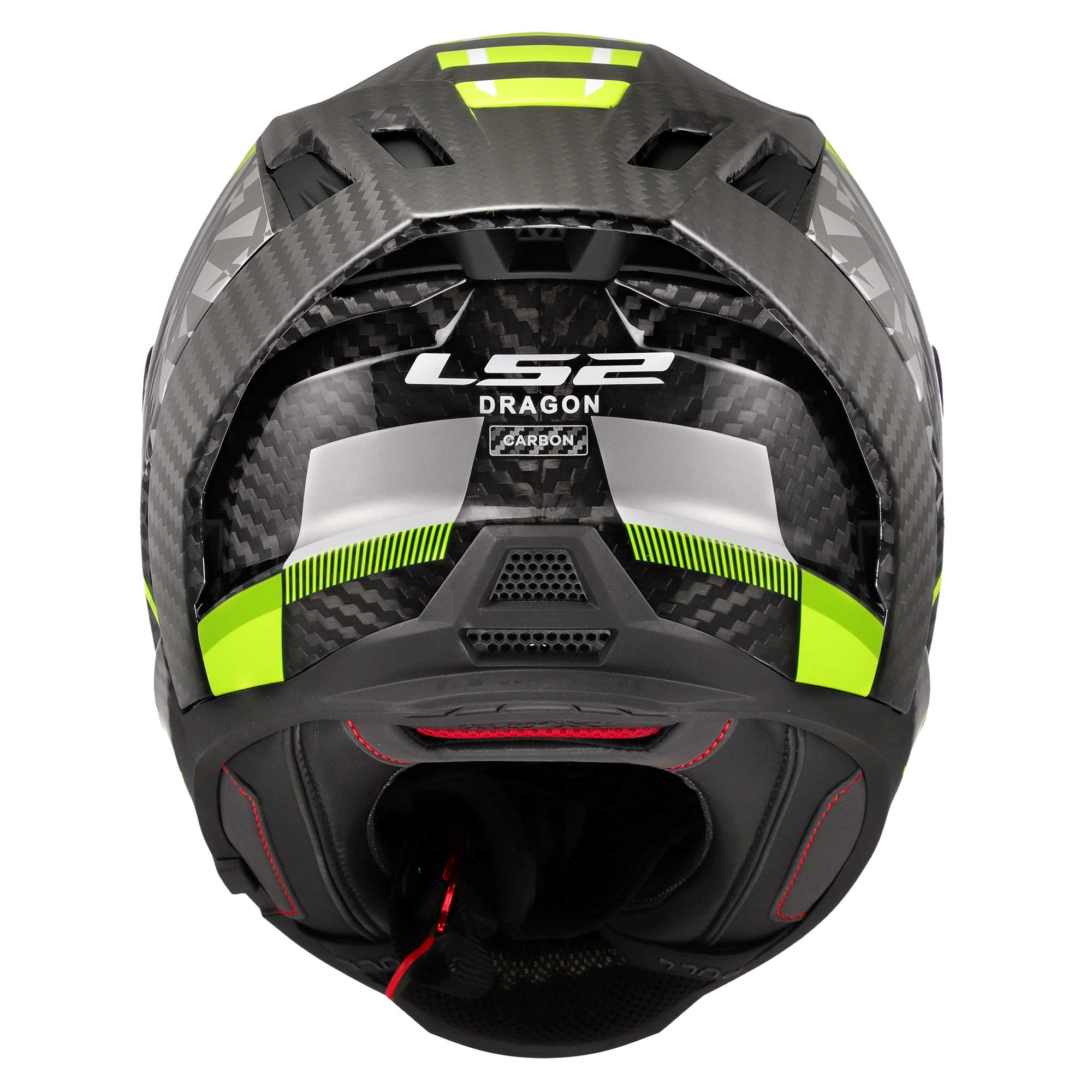 LS2 FF807 Dragon Full Face Road Helmet Trax (Hi Vis Yellow)