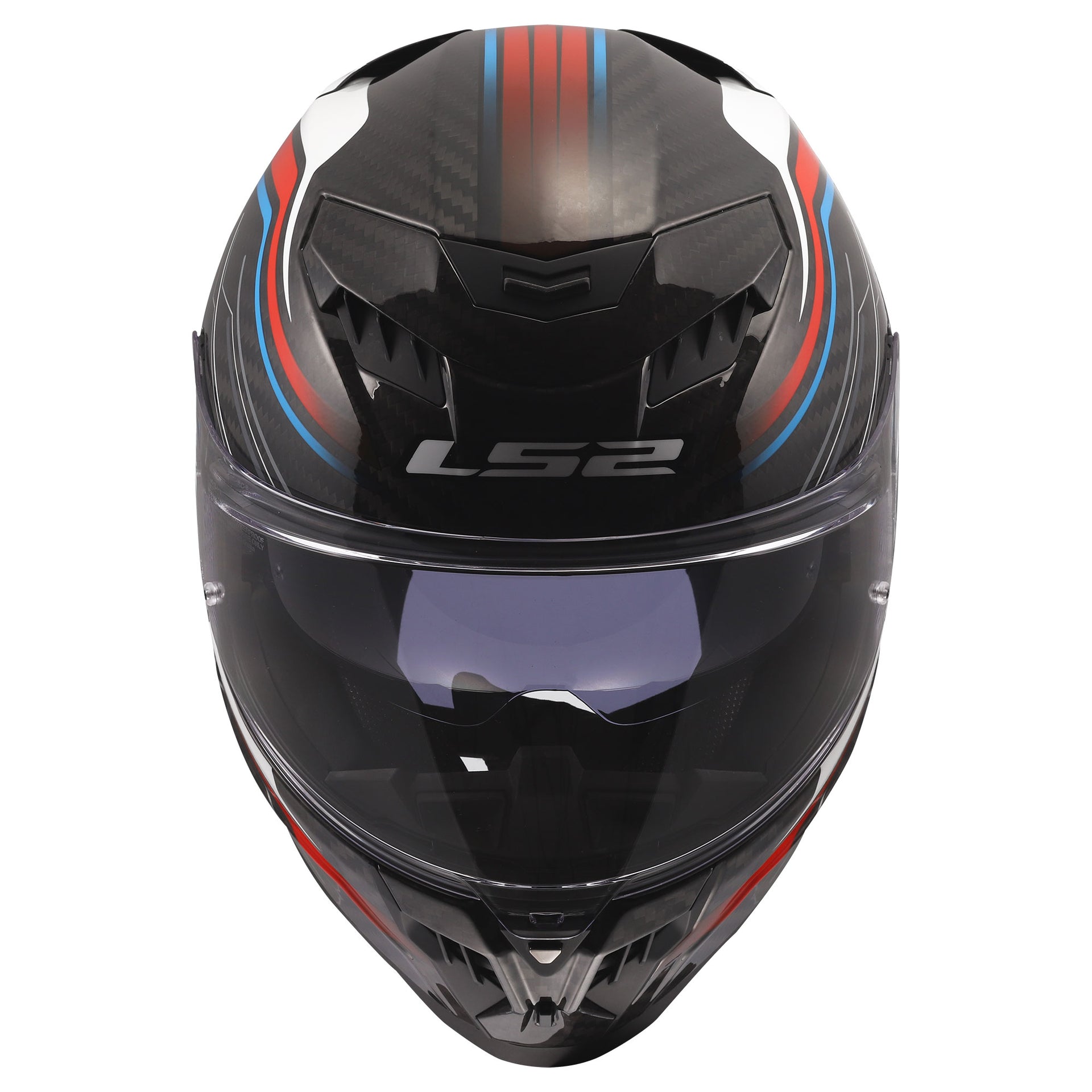 LS2 FF807 Dragon Full Face Road Helmet Subic (White/Blue/Red)