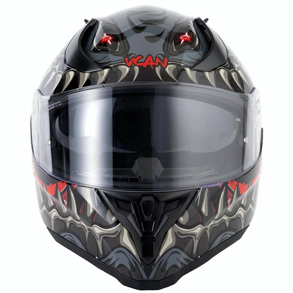 Vcan (2025) Helmet - H128 Titan 22.06 (Grey/Red)