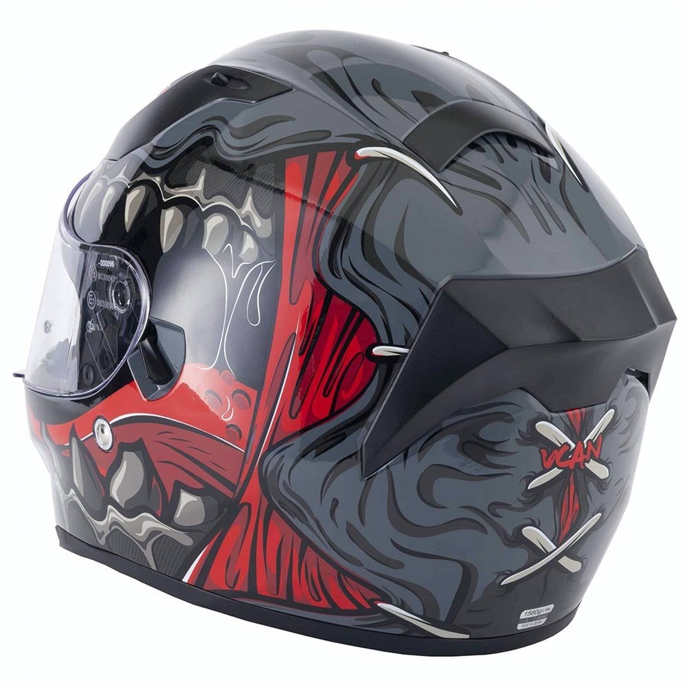 Vcan (2025) Helmet - H128 Titan 22.06 (Grey/Red)