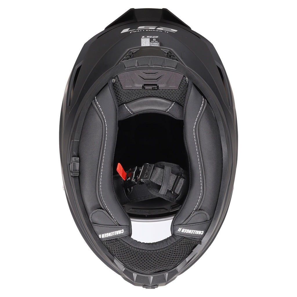 LS2 FF817 Challenger 2 Full Face Road Helmet Solid (Matt Black)