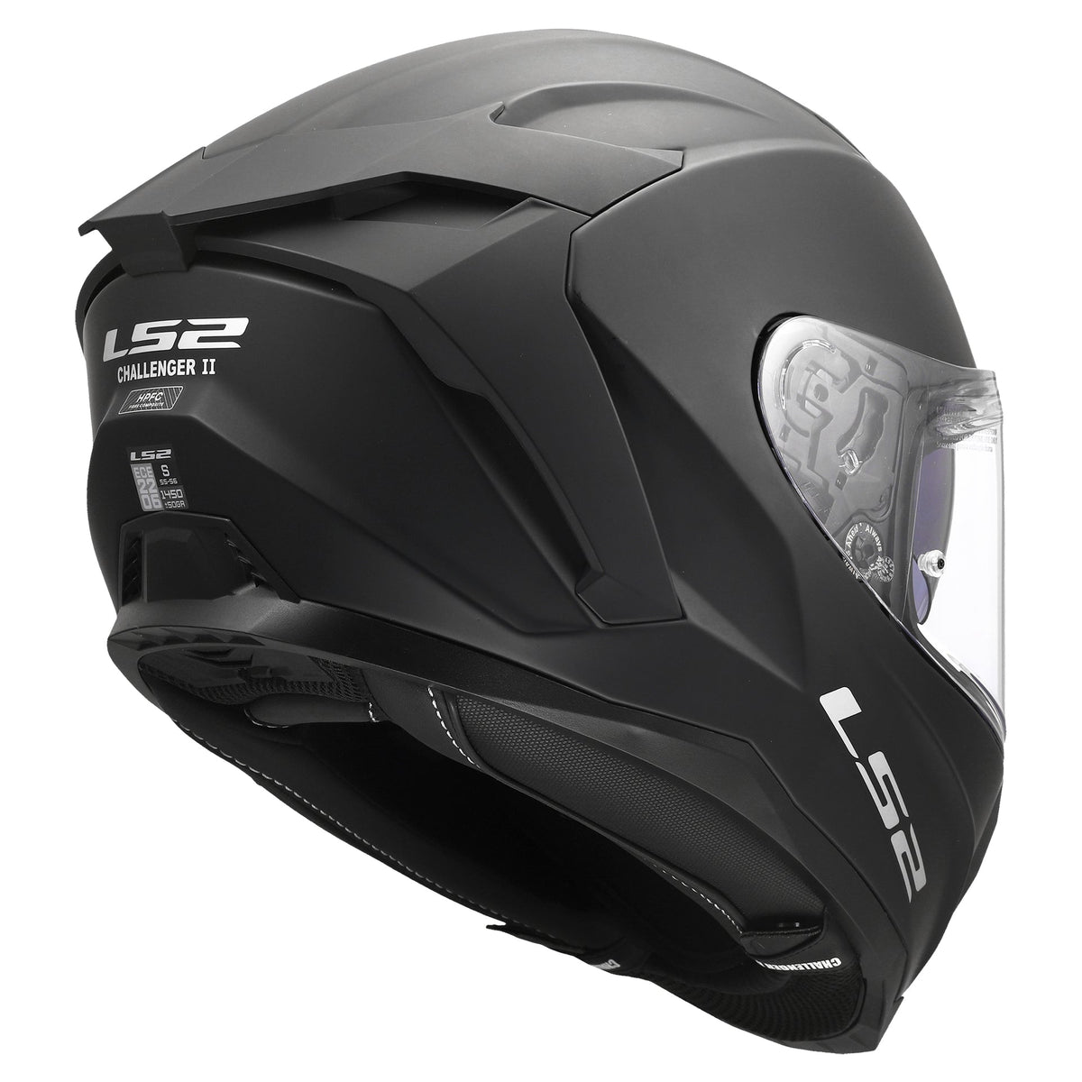 LS2 FF817 Challenger 2 Full Face Road Helmet Solid (Matt Black)