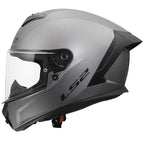 LS2 Motorcycle Road Helmet - FF820 Rapid 3 Solid (Matt Titanium)