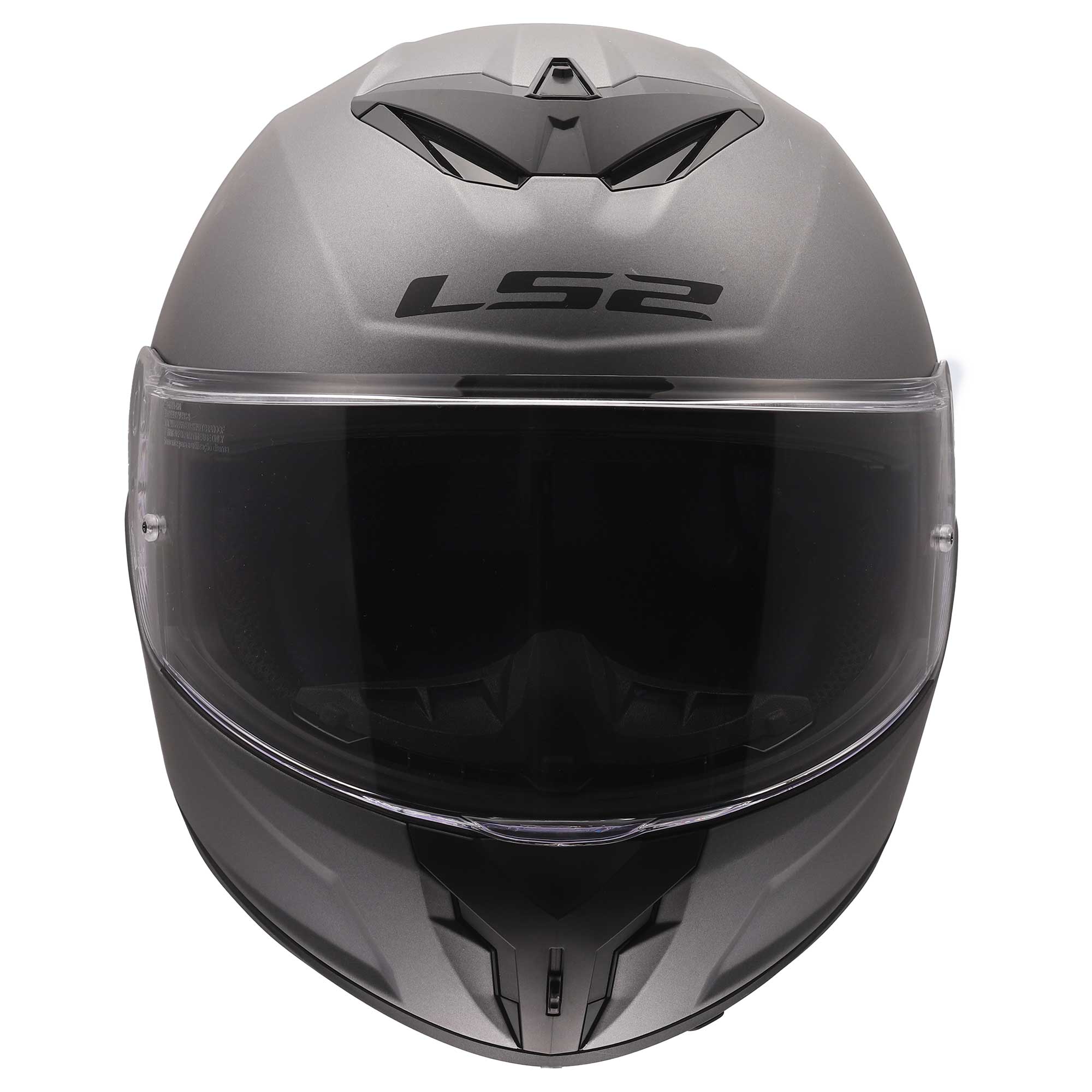 LS2 Motorcycle Road Helmet - FF820 Rapid 3 Solid (Matt Titanium)