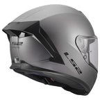 LS2 Motorcycle Road Helmet - FF820 Rapid 3 Solid (Matt Titanium)