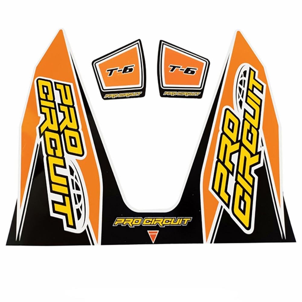 Pro Circuit - Heatproof Sticker - Wrap & End Cap - T-6