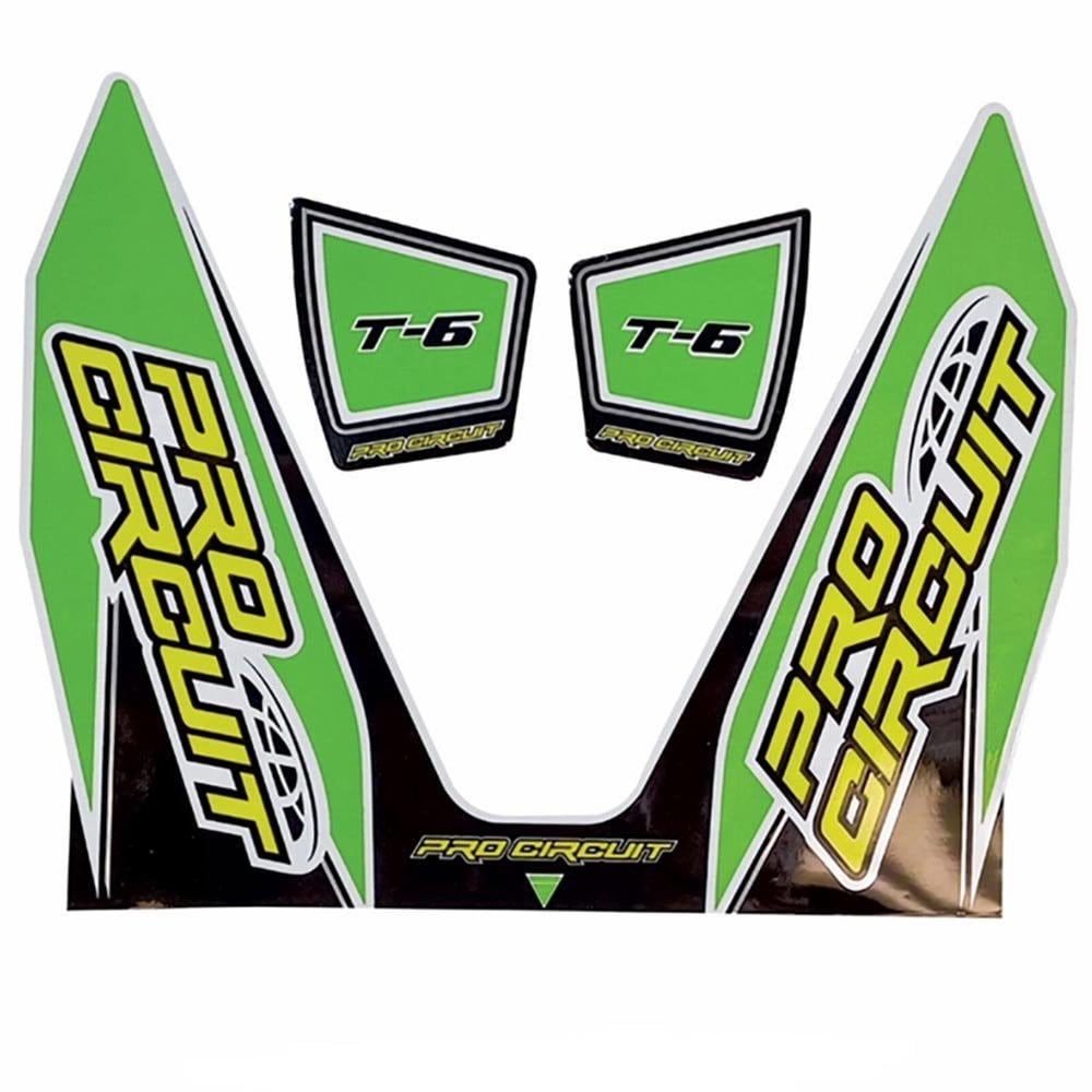 Pro Circuit - Heatproof Sticker - Wrap & End Cap - T-6