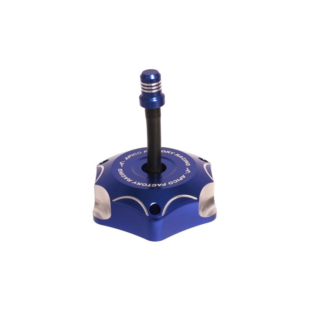 Apico - Fuel Cap w/Breather - YZ65 18-26, YZ85 22-26, TTR50 06-26, TTR90 00-07, TTR110 08-26, TTR125 00-26, TTR230 05-26, ATV Raptor 50 04-08, Raptor 80 02-08, Raptor 700 06-26 - Blue