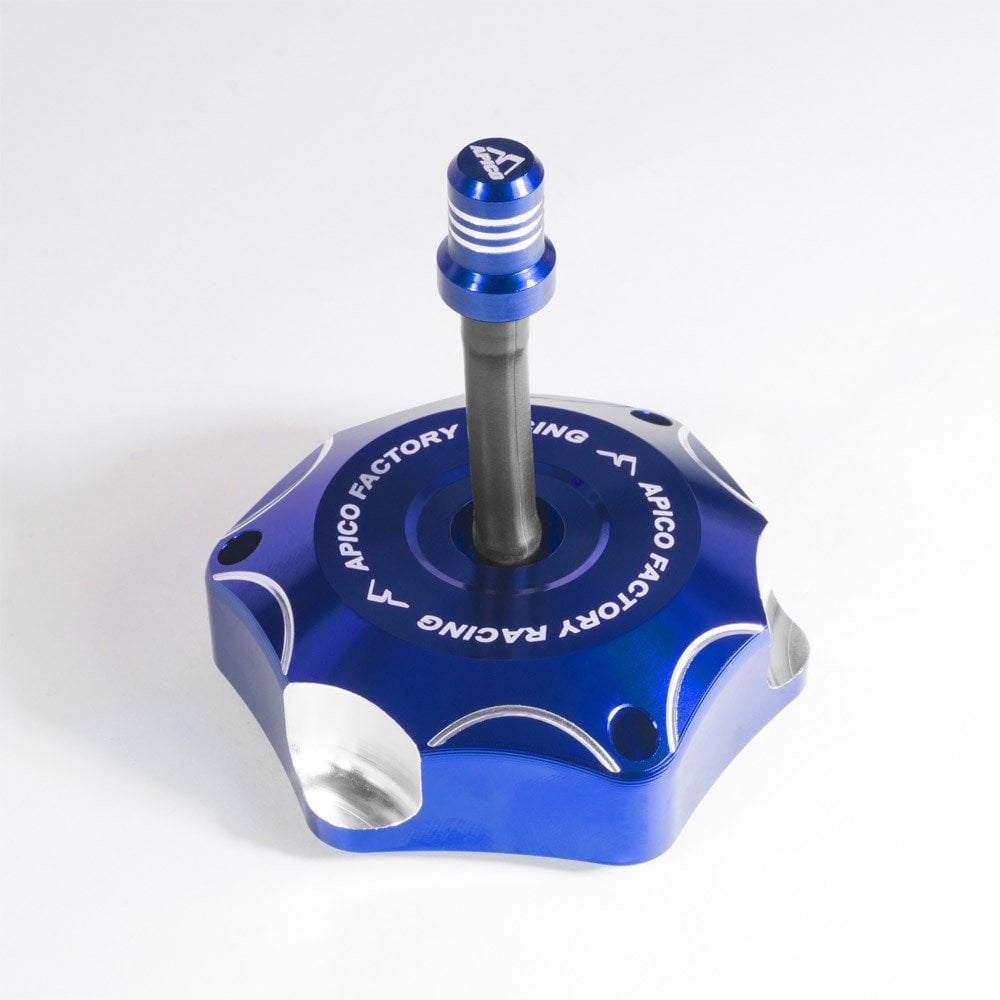Apico - Fuel Cap w/Breather - KX85 14-26, KX112 22-26, KX250 05-08, KXF250/450 06-26, KXF250/450XC 21-26, KLX450R 08-16 - Blue