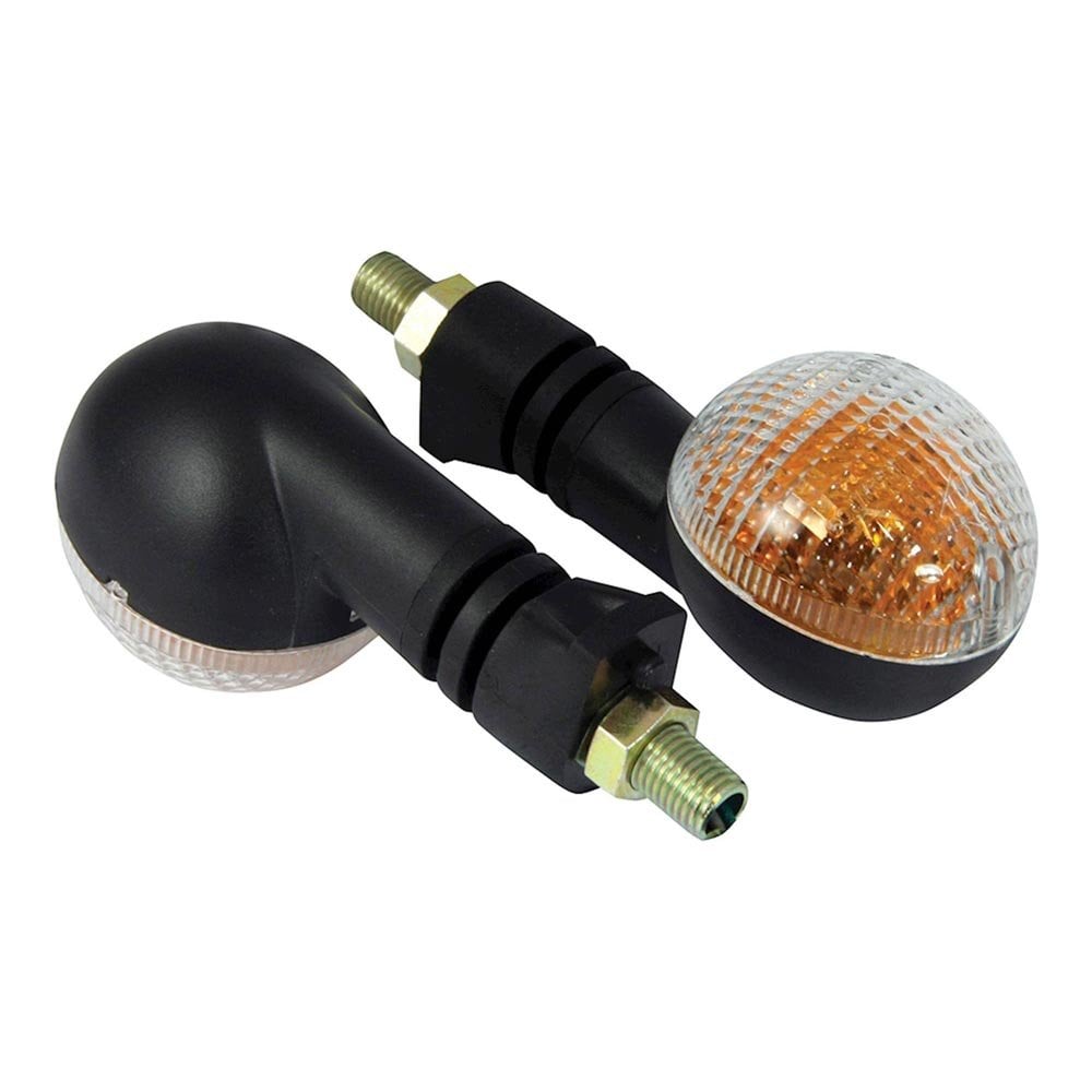 Bike It - Flexi Stem Oval Indicators - Black Body