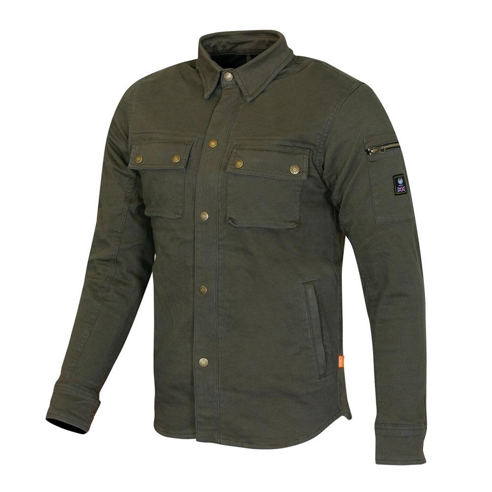 Merlin Brody D3O Motorcycle Riding Shirt AA (Green)