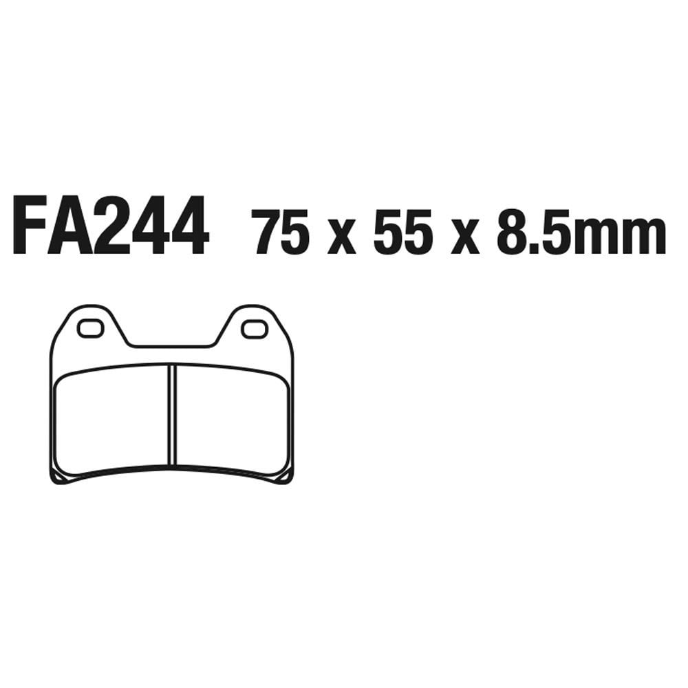 EBC - Brake Pads - FA244HH