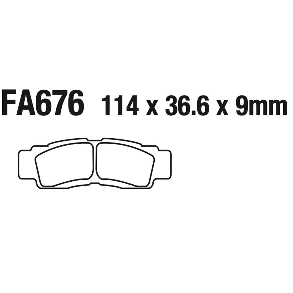 EBC - Brake Pads - FA676TT