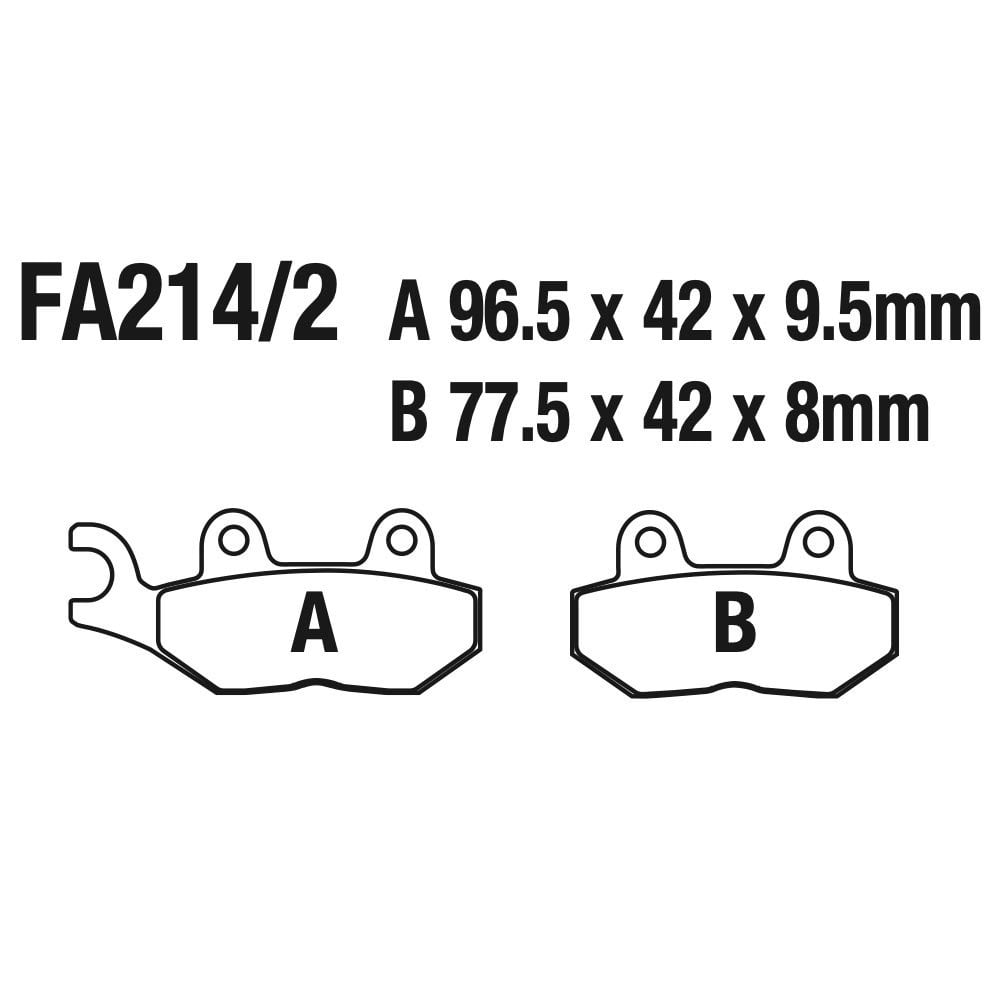 EBC - Brake Pads - FA214/2HH