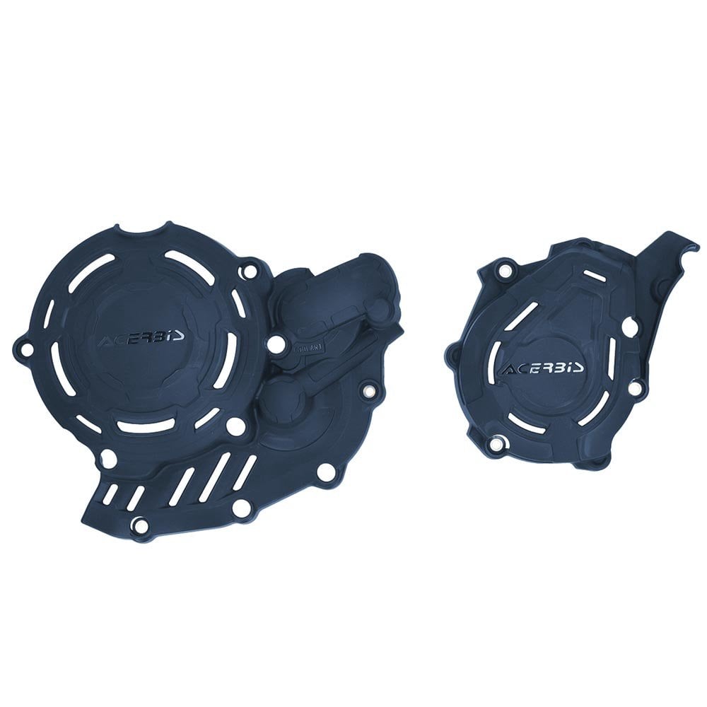 Acerbis - X-Power - Clutch & Ignition Covers - KTM SXF450 23-26, EXCF450/500 24-26, XCF450 23-26, XCF-W450 24-26, XW-F500 24-25, Husqvarna FC450 23-26, FE450/501 24-26, FE501S 24-26, FX450 25-, Gas Gas MCF450 24-26, ECF450/500 24-26, EXF450 24-26