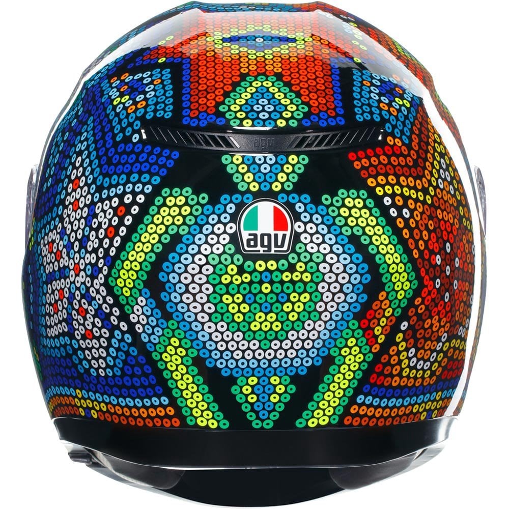 AGV (2025) Helmet - K3 Rossi Winter Test 2018 (Mosaic)