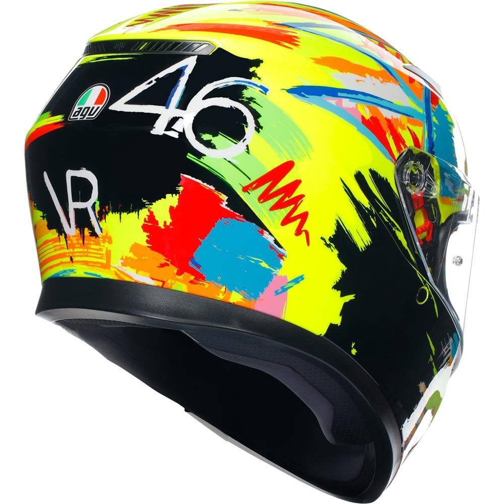 AGV (2025) Helmet - K3 Rossi Winter Test 2019 (Yellow)
