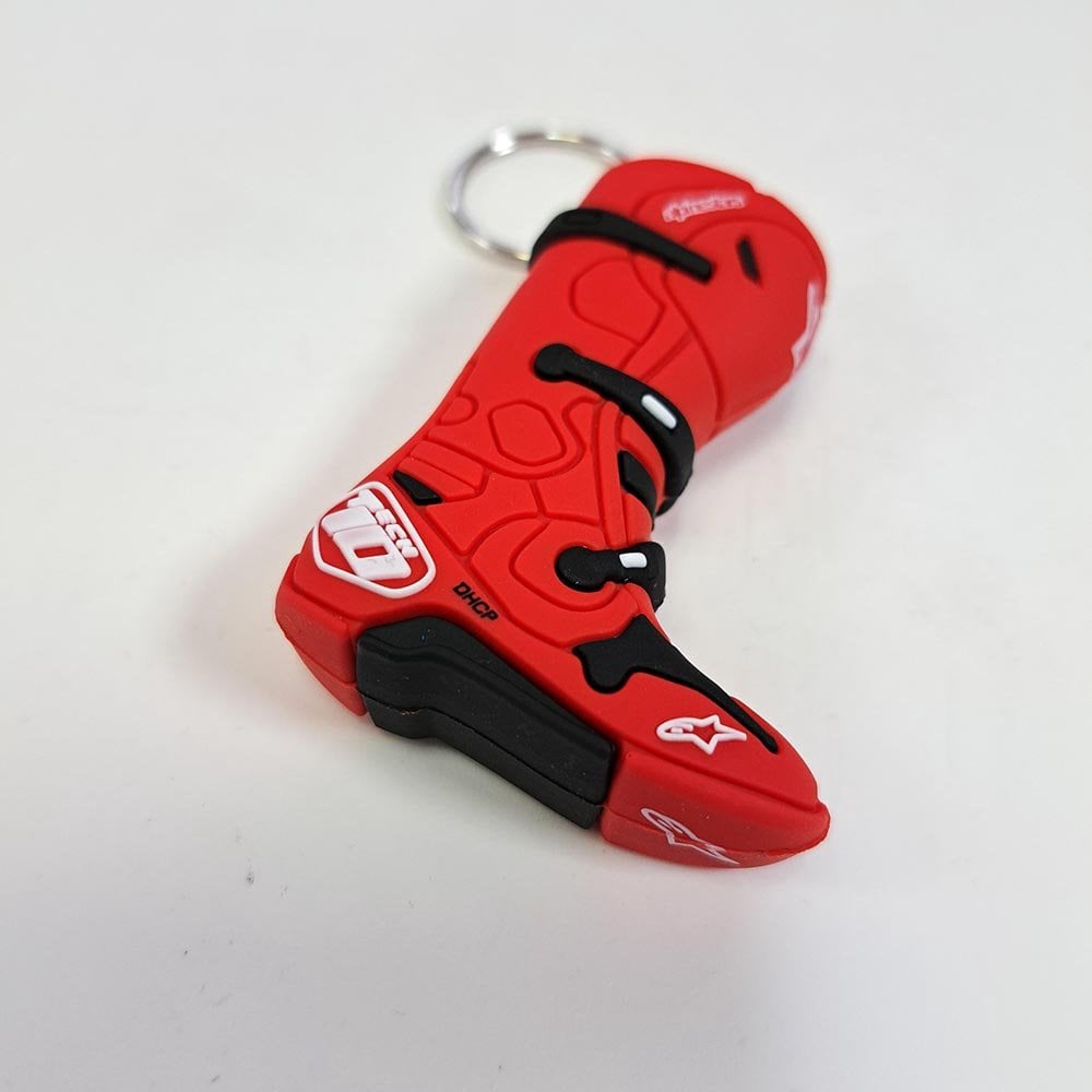 Alpinestars (2025) Key Ring - New Tech 10 Boot (Red)